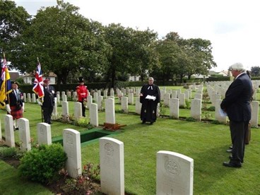 Burial Services Of 3 Soldiers Of 2Nd WW In The Caen Area 052