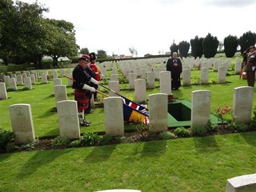 Burial Services Of 3 Soldiers Of 2Nd WW In The Caen Area 056