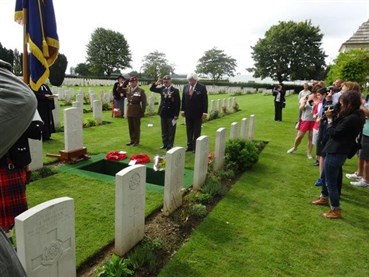 Burial Services Of 3 Soldiers Of 2Nd WW In The Caen Area 058