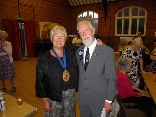 Lew and the Mayor of Rushmoor - Cllr Diane Bedford