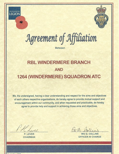 ATC Affiliation Certificate