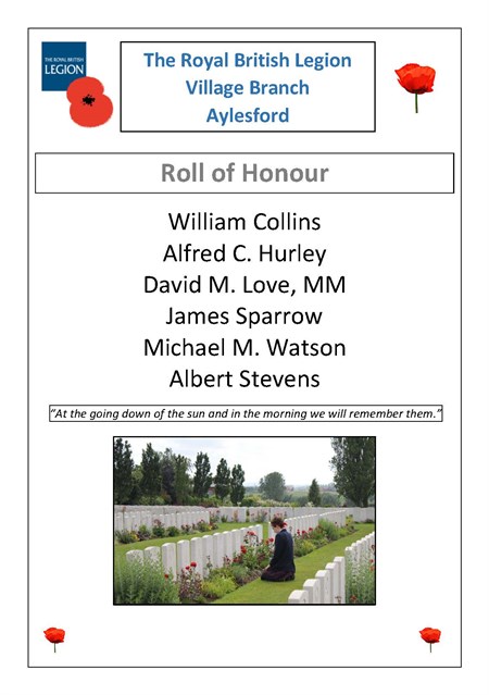Roll Of Honour