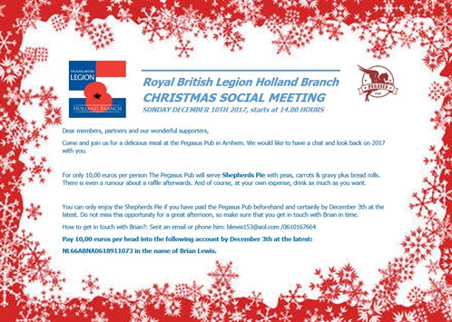 Invitation Christmas Social Meeting