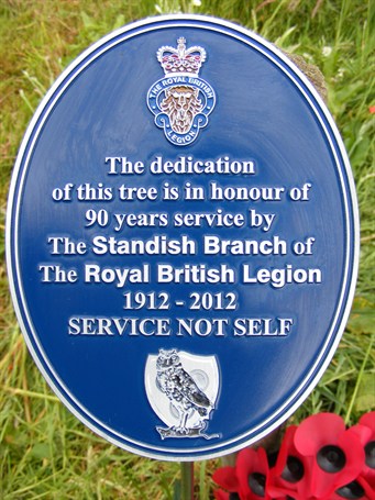 tree plaque
