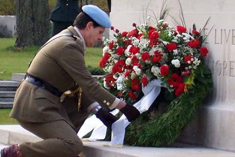Heer Str War Cemetery Remembrance Day 2009