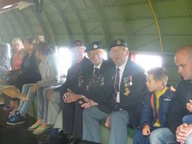 Fred And Denis In The Dakota Preparing For Parachute Jump