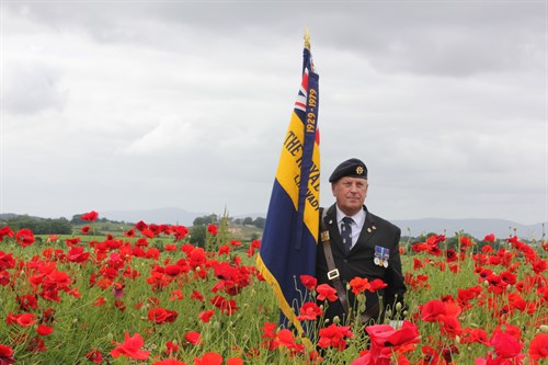 Our Standard Bearer near Limavady on 1st July 2013
