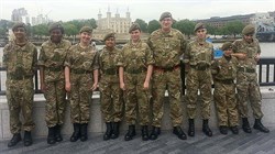 Cadets City Hall Flag Raising 2014