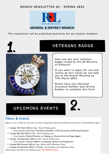 Page 1 - Newsletter