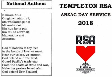 P1 Templeton Anzac Programme 2018