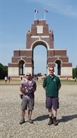 Tim and Ian at Thiepval