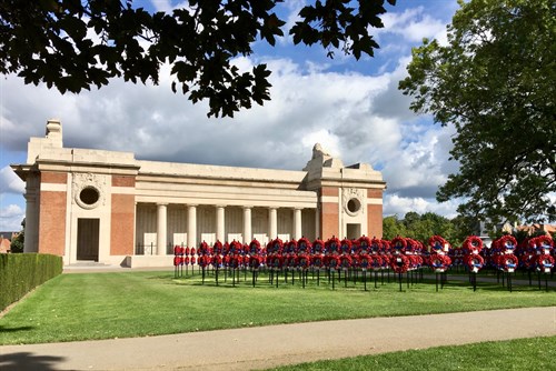 Menin Gate Wreaths display
