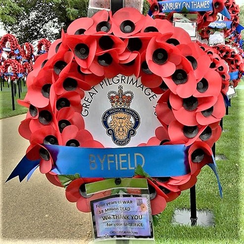 Byfield 's Wreath At Ypres