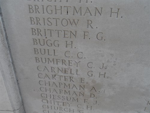 64 CC Bull On Tyne Cot Mem