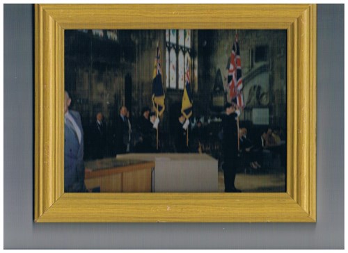 Derek Carrying Union Flag 001
