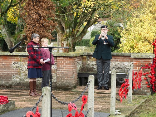 Sutton Scotney Remembrance Parade 2025