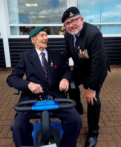 Ron Baker with Stewart Bayford